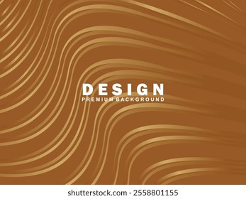 Futuristic brown lines abstract background. Geometric brown lines form abstract vector background. Brown modern background.	