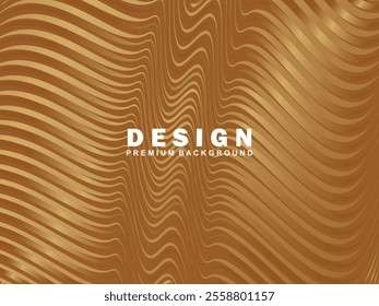 Futuristic brown lines abstract background. Geometric brown lines form abstract vector background. Brown modern background.	