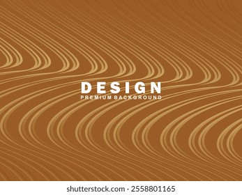 Futuristic brown lines abstract background. Geometric brown lines form abstract vector background. Brown modern background.	