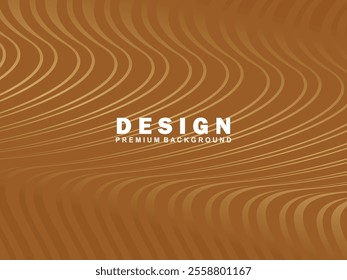 Futuristic brown lines abstract background. Geometric brown lines form abstract vector background. Brown modern background.	