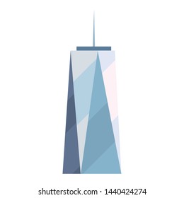 futuristic building urban tower icon