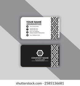 Futuristic business card design. Modern textures with Black background. Luxury dark textures  background. Vector illustration print template.