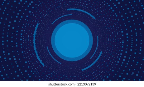 Futuristic business network concept. Hi-tech cloud connection technology background.