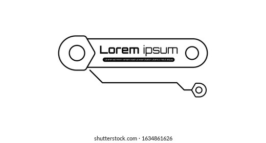 Futuristic callout bar labels, information call box bars and modern digital info boxes layout templates. Digital callouts titles, headers for advertising, video production, web and infographics.