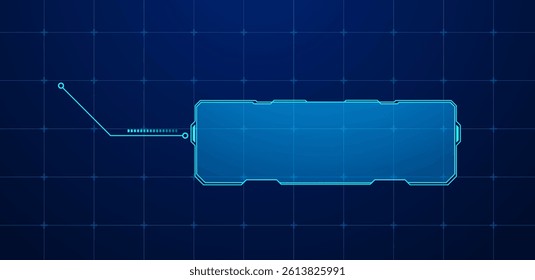 Futuristic callouts titles information vector illustration
