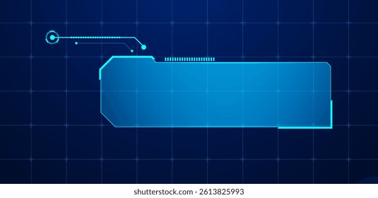 Futuristic callouts titles information vector illustration
