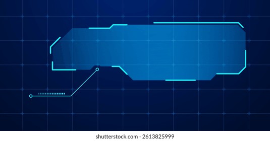 Futuristic callouts titles information vector illustration