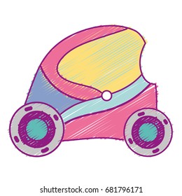 futuristic car with modern elements design