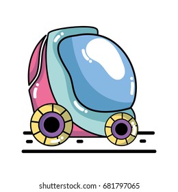 futuristic car with modern elements design