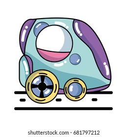 futuristic car with modern elements design