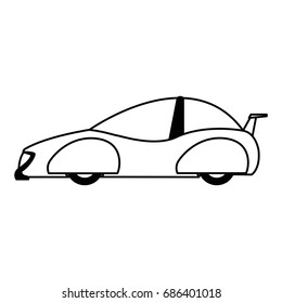 futuristic car vehicle smart autonomous side view