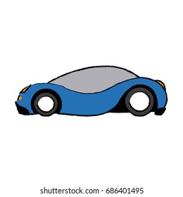 futuristic car vehicle smart autonomous side view