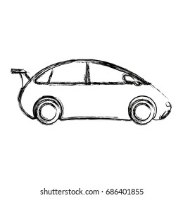 futuristic car vehicle smart autonomous side view