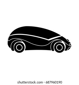 futuristic car vehicle smart autonomous side view