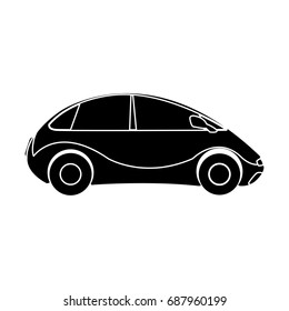 futuristic car vehicle smart autonomous side view