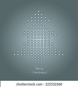 Futuristic christmas card