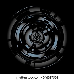 futuristic circle
