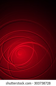 Futuristic circle background. Abstract color glowing lines