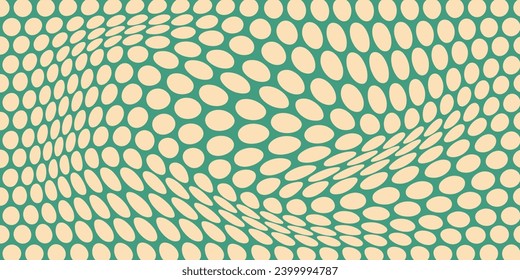 Futuristic circle wave. Vector dark cyberspace. Abstract music sound wave with dots. White moving particles on a black background.
