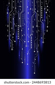 Futuristic circuit board technology background 