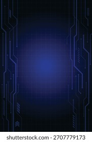 Futuristic Circuit Board Technology Background