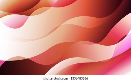 Futuristic Color Design Geometric Wave Shape. For Your Design Wallpaper, Presentation, Banner, Flyer, Cover Page, Landing Page. Vector Illustration.