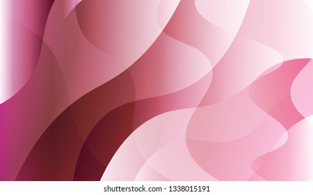 Futuristic Color Design Geometric Wave Shape. For Design Flyer, Banner, Landing Page. Vector Illustration with Color Gradient.