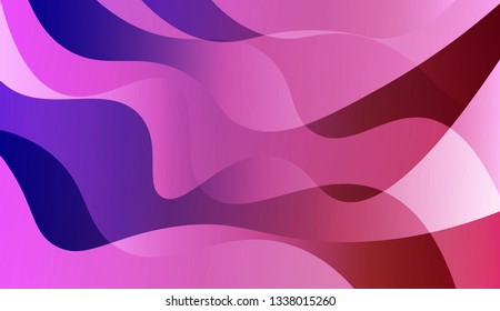 Futuristic Color Design Geometric Wave Shape. For Design Flyer, Banner, Landing Page. Vector Illustration with Color Gradient.