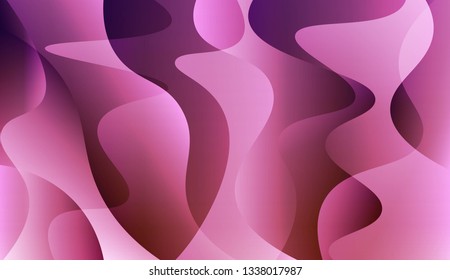 Futuristic Color Design Geometric Wave Shape. For Design Flyer, Banner, Landing Page. Vector Illustration with Color Gradient.