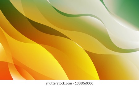 Futuristic Color Design Geometric Wave Shape. For Design Flyer, Banner, Landing Page. Vector Illustration with Color Gradient.