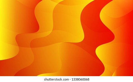 Futuristic Color Design Geometric Wave Shape. For Design Flyer, Banner, Landing Page. Vector Illustration with Color Gradient.
