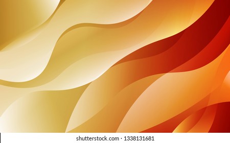 Futuristic Color Design Geometric Wave Shape. For Design Flyer, Banner, Landing Page. Vector Illustration with Color Gradient.