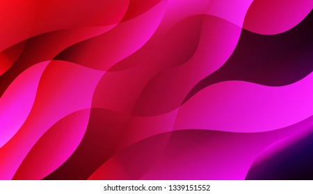 Futuristic Color Design Geometric Wave Shape. For Your Design Wallpaper, Presentation, Banner, Flyer, Cover Page, Landing Page. Vector Illustration.