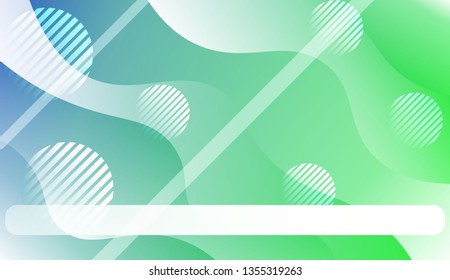 Futuristic Color Design Geometric Wave Shape, Lines, Circle. For Template Cell Phone Backgrounds. Vector Illustration with Color Gradient