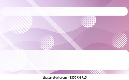Futuristic Color Design Geometric Wave Shape, Lines, Circle. For Template Cell Phone Backgrounds. Vector Illustration with Color Gradient