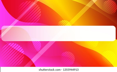 Futuristic Color Design Geometric Wave Shape, Lines, Circle. For Template Cell Phone Backgrounds. Vector Illustration with Color Gradient