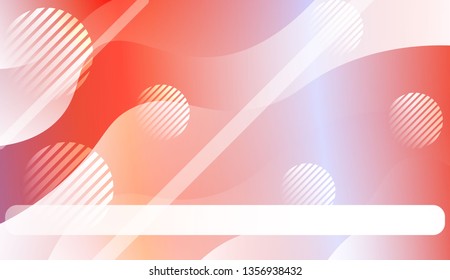Futuristic Color Design Geometric Wave Shape, Lines, Circle. For Template Cell Phone Backgrounds. Vector Illustration with Color Gradient