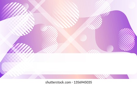 Futuristic Color Design Geometric Wave Shape, Lines, Circle. For Template Cell Phone Backgrounds. Vector Illustration with Color Gradient