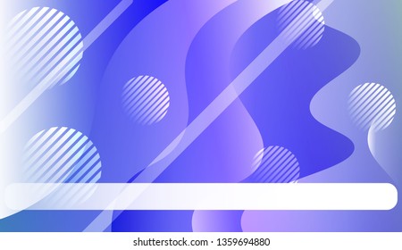 Futuristic Color Design Geometric Wave Shape, Lines, Circle. For Template Cell Phone Backgrounds. Vector Illustration with Color Gradient