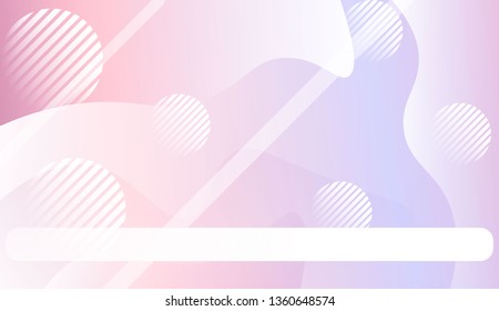 Futuristic Color Design Geometric Wave Shape, Lines, Circle. For Template Cell Phone Backgrounds. Vector Illustration with Color Gradient