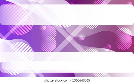 Futuristic Color Design Geometric Wave Shape, Lines, Circle. For Template Cell Phone Backgrounds. Vector Illustration with Color Gradient
