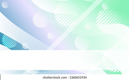 Futuristic Color Design Geometric Wave Shape, Lines, Circle. For Template Cell Phone Backgrounds. Vector Illustration with Color Gradient