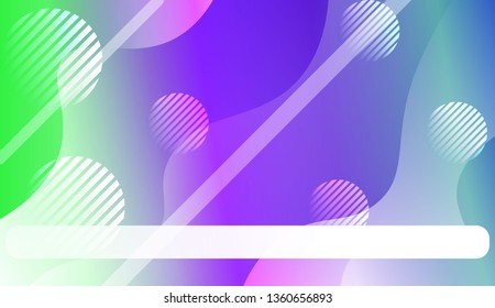 Futuristic Color Design Geometric Wave Shape, Lines, Circle. For Template Cell Phone Backgrounds. Vector Illustration with Color Gradient
