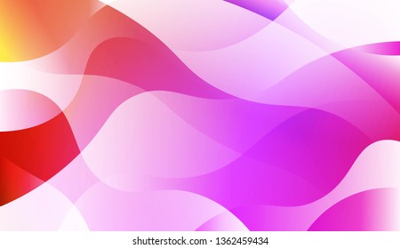 Futuristic Color Design Geometric Wave Shape. For Template Cell Phone Backgrounds. Vector Illustration with Color Gradient