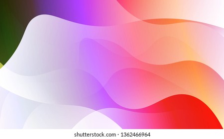 Futuristic Color Design Geometric Wave Shape. For Template Cell Phone Backgrounds. Vector Illustration with Color Gradient