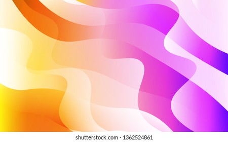 Futuristic Color Design Geometric Wave Shape. For Template Cell Phone Backgrounds. Vector Illustration with Color Gradient