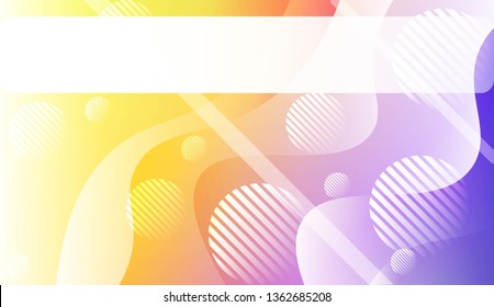 Futuristic Color Design Geometric Wave Shape, Lines, Circle. Dynamic shapes composition for landing page. For Your Design Wallpaper, Presentation, Banner, Flyer, Cover Page. Vector Illustration.