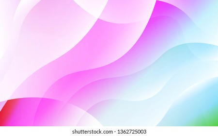 Futuristic Color Design Geometric Wave Shape. For Flyer, Brochure, Booklet And Websites Design Vector Illustration with Color Gradient