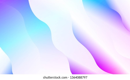 Futuristic Color Design Geometric Wave Shape. For Business Presentation Wallpaper, Flyer, Cover. Vector Illustration with Color Gradient