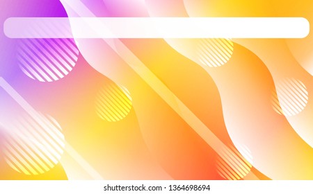 Futuristic Color Design Geometric Wave Shape, Lines, Circle. Dynamic shapes composition for landing page. For Your Design Wallpaper, Presentation, Banner, Flyer, Cover Page. Vector Illustration.